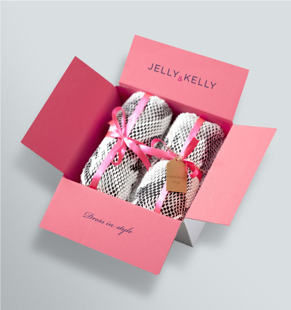 Ejemplo de packaging de marca