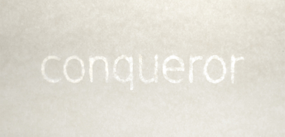 Destaca con la marca de agua Conqueror