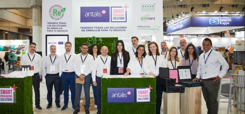 Gran éxito de Antalis en su participación en Hispack 2024 al presentar sus novedades en embalaje junto con sus nuevas filiales