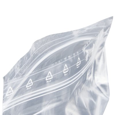 Bolsas de plástico con cierre ZIP y franjas blancas Master'In Performance