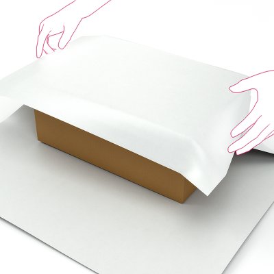 Papel kraft blanco