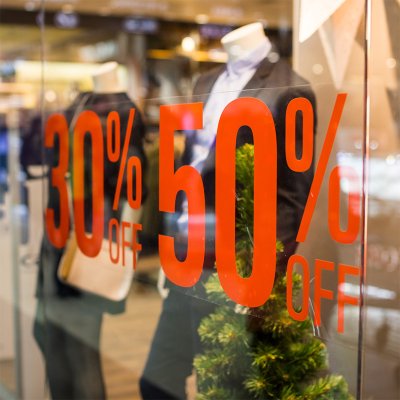 Coala Cling Film Transparent S - Vinilo monomérico electroestático transparente - Ejemplo de aplicación