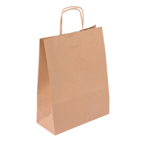 Bolsas de papel kraft con asa retorcida