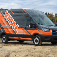 Furgoneta con laminación sin PVC