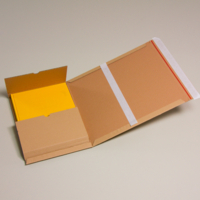 Caja de cartón - Estuche de libros en cartón ondulado microcanal